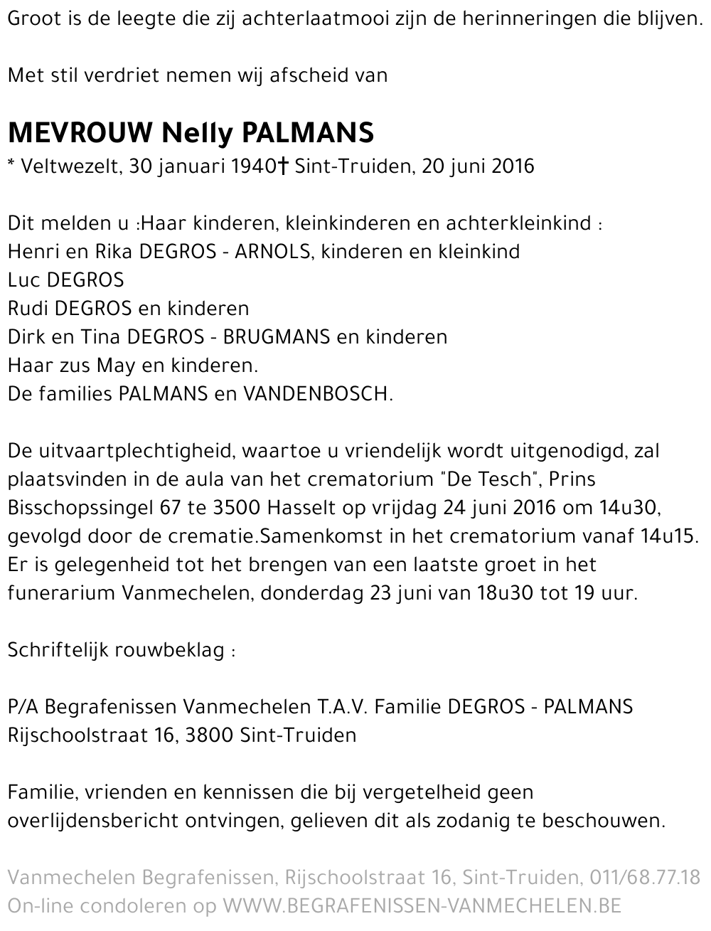 Nelly Palmans