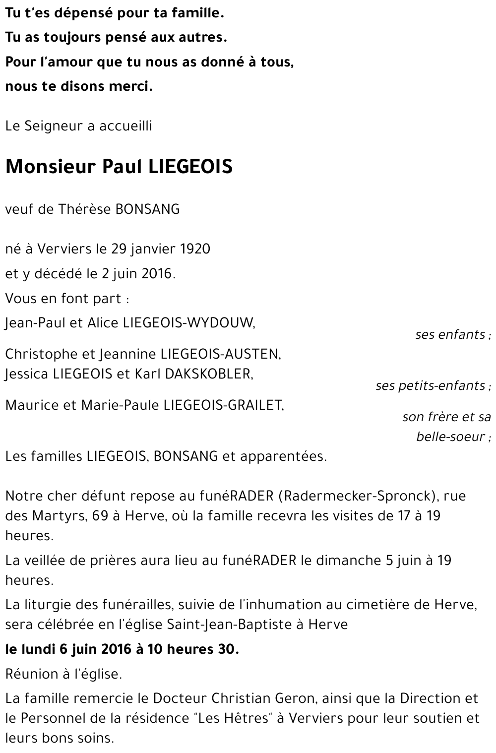 Paul LIEGEOIS