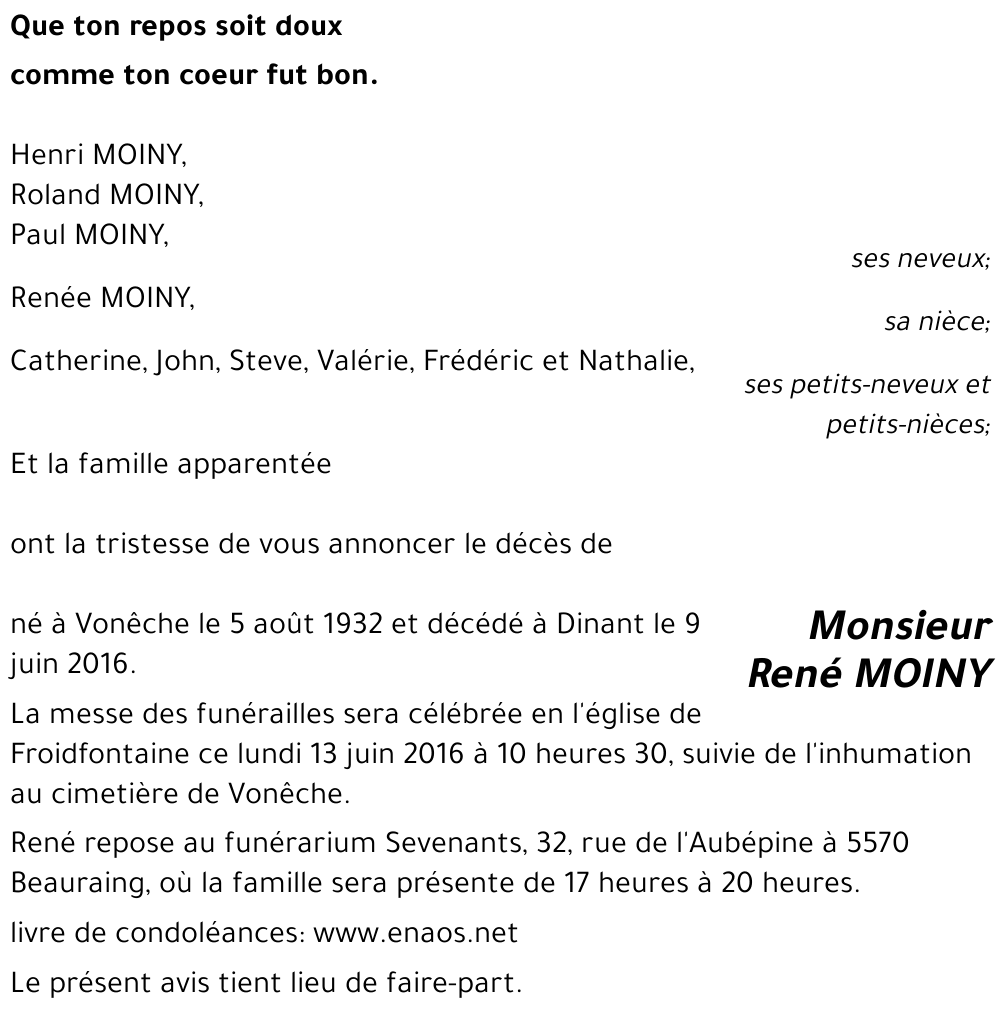 René MOINY