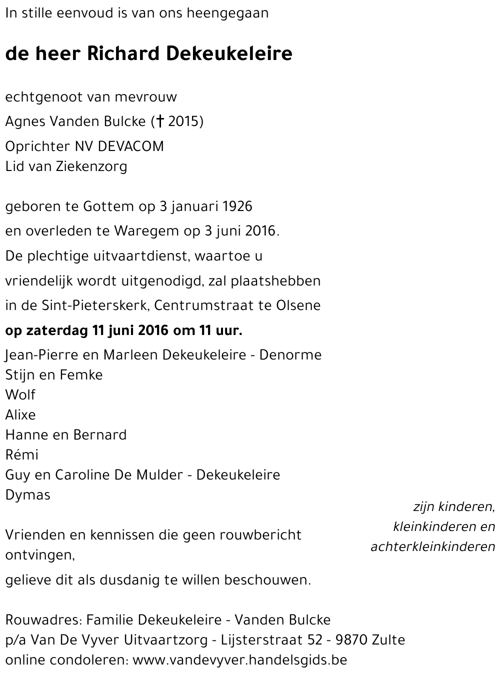 Richard Dekeukeleire