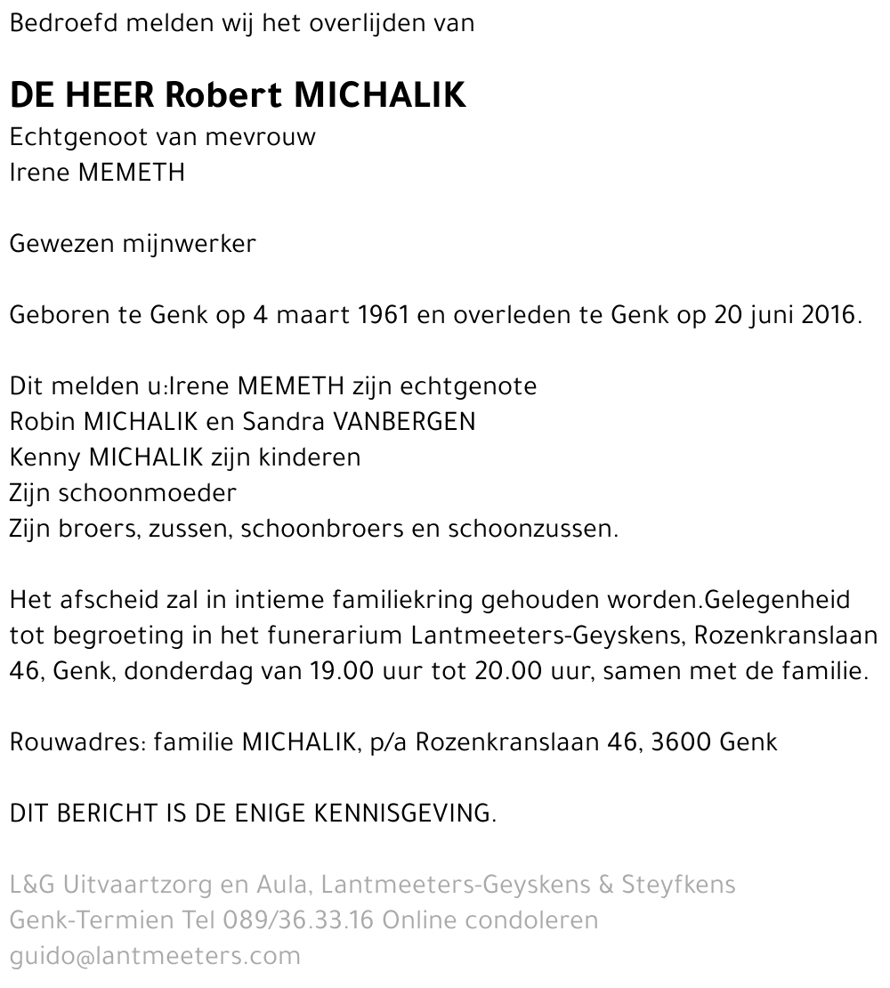 Robert MICHALIK