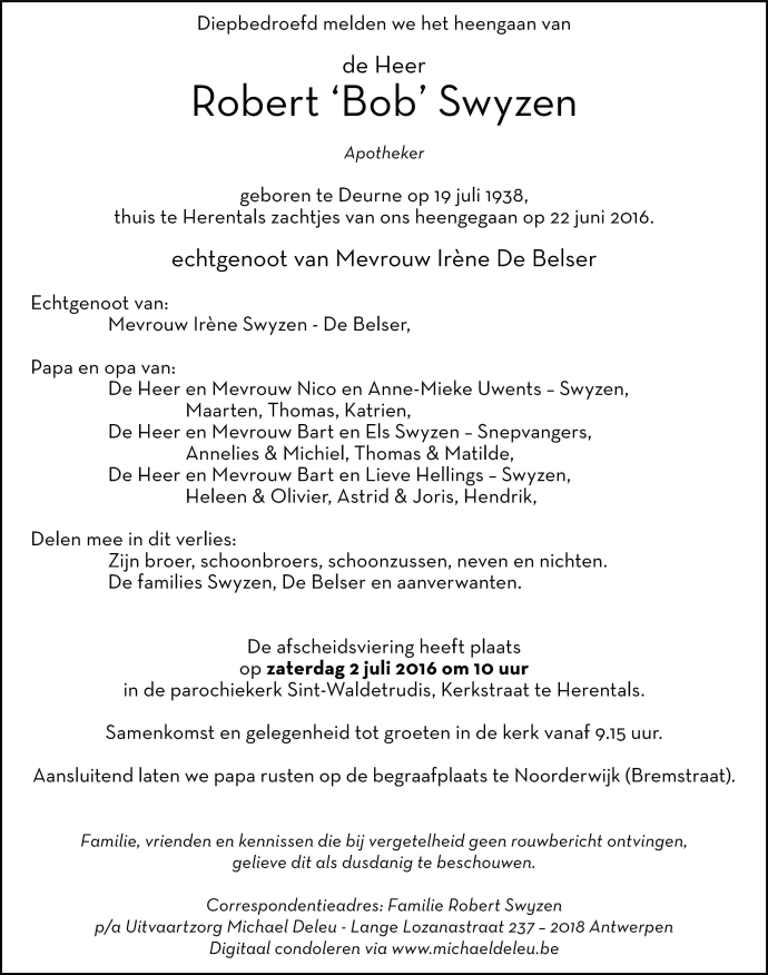 Robert Swyzen