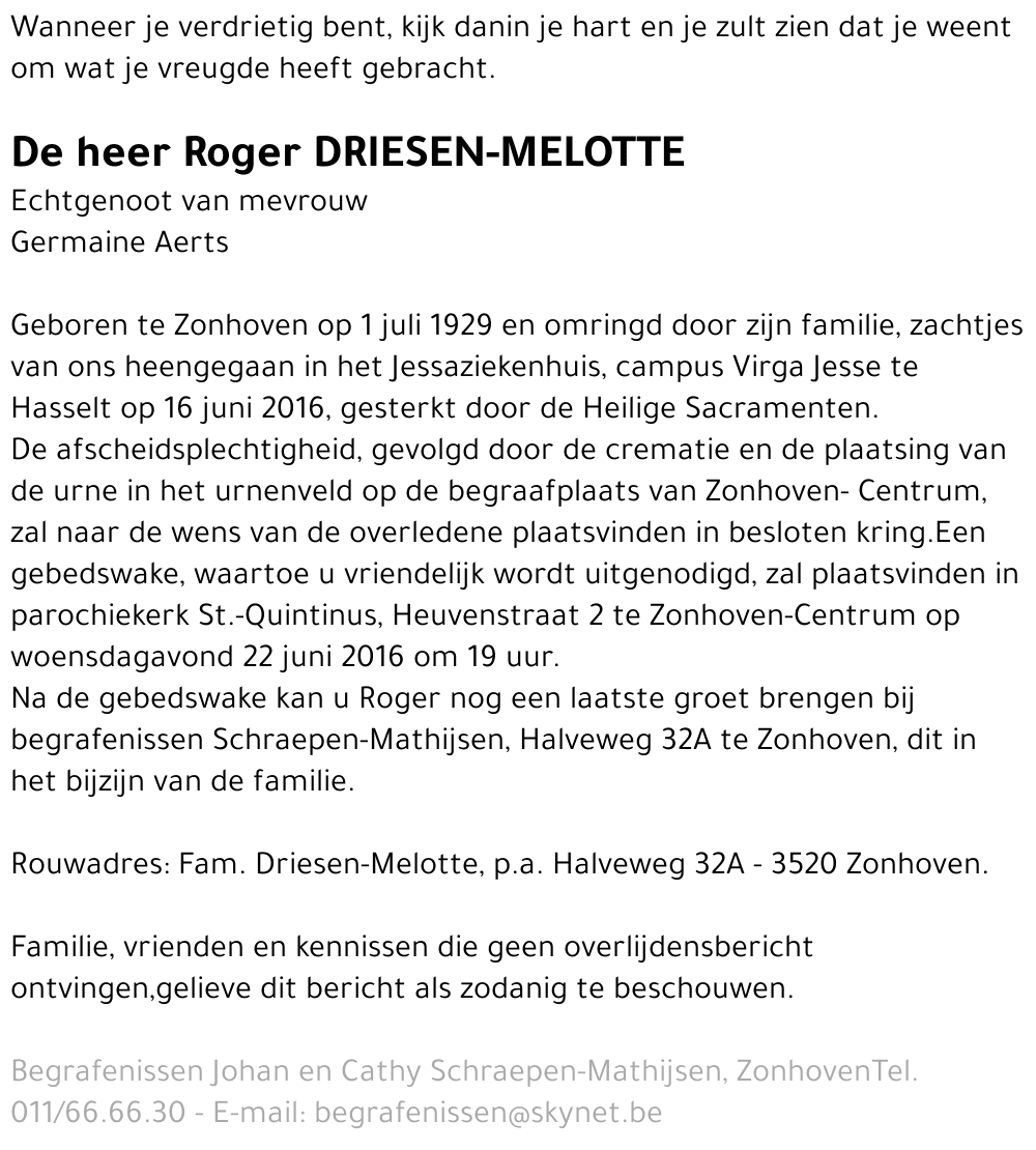 Roger Driesen-Melotte