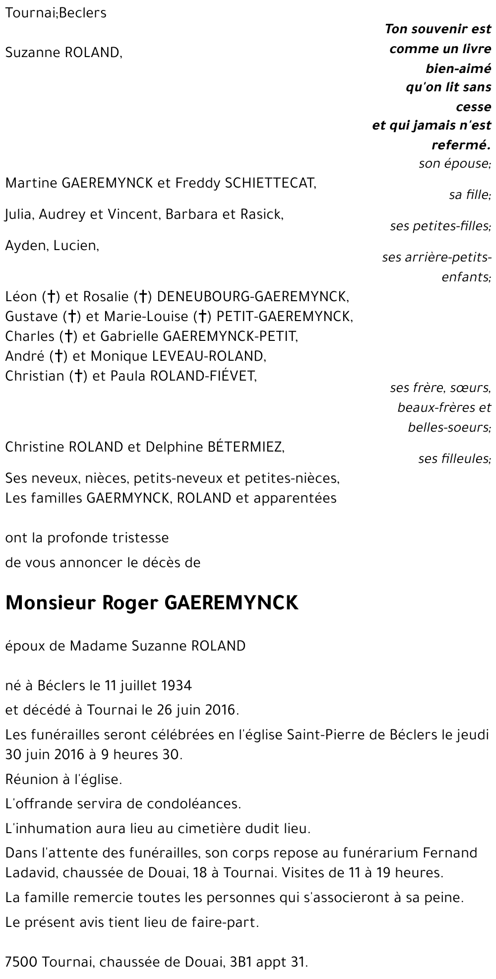 Roger GAEREMYNCK