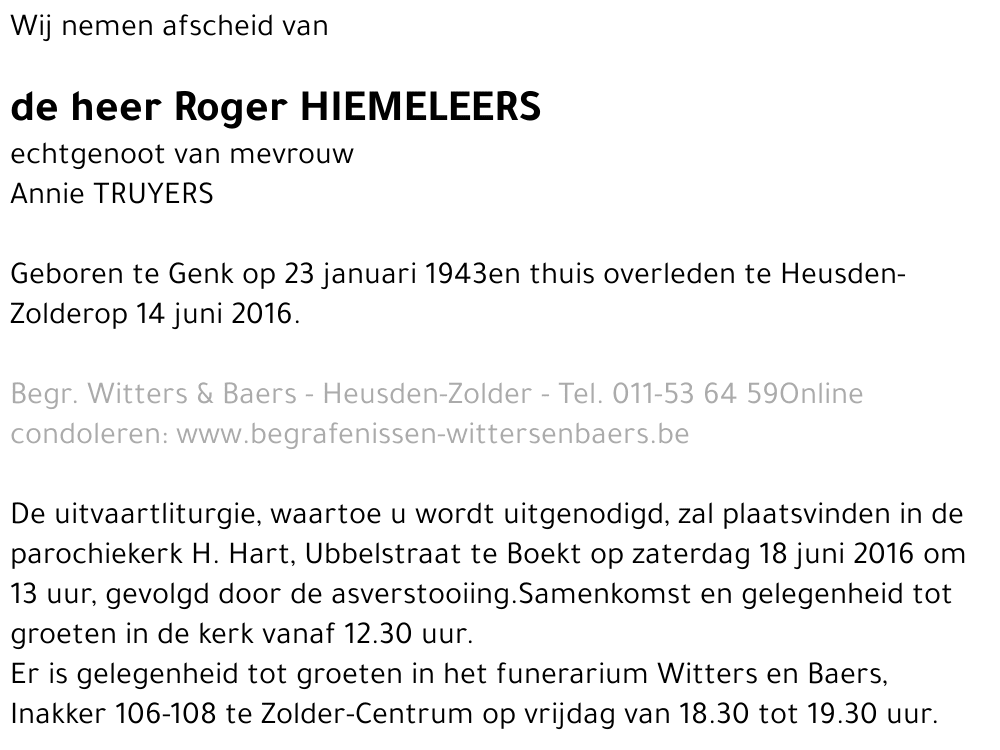 Roger Hiemeleers