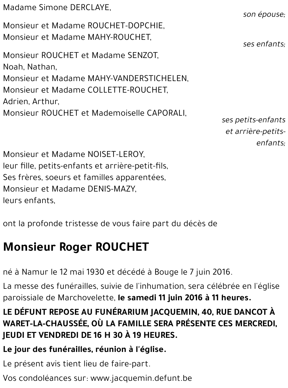 Roger ROUCHET