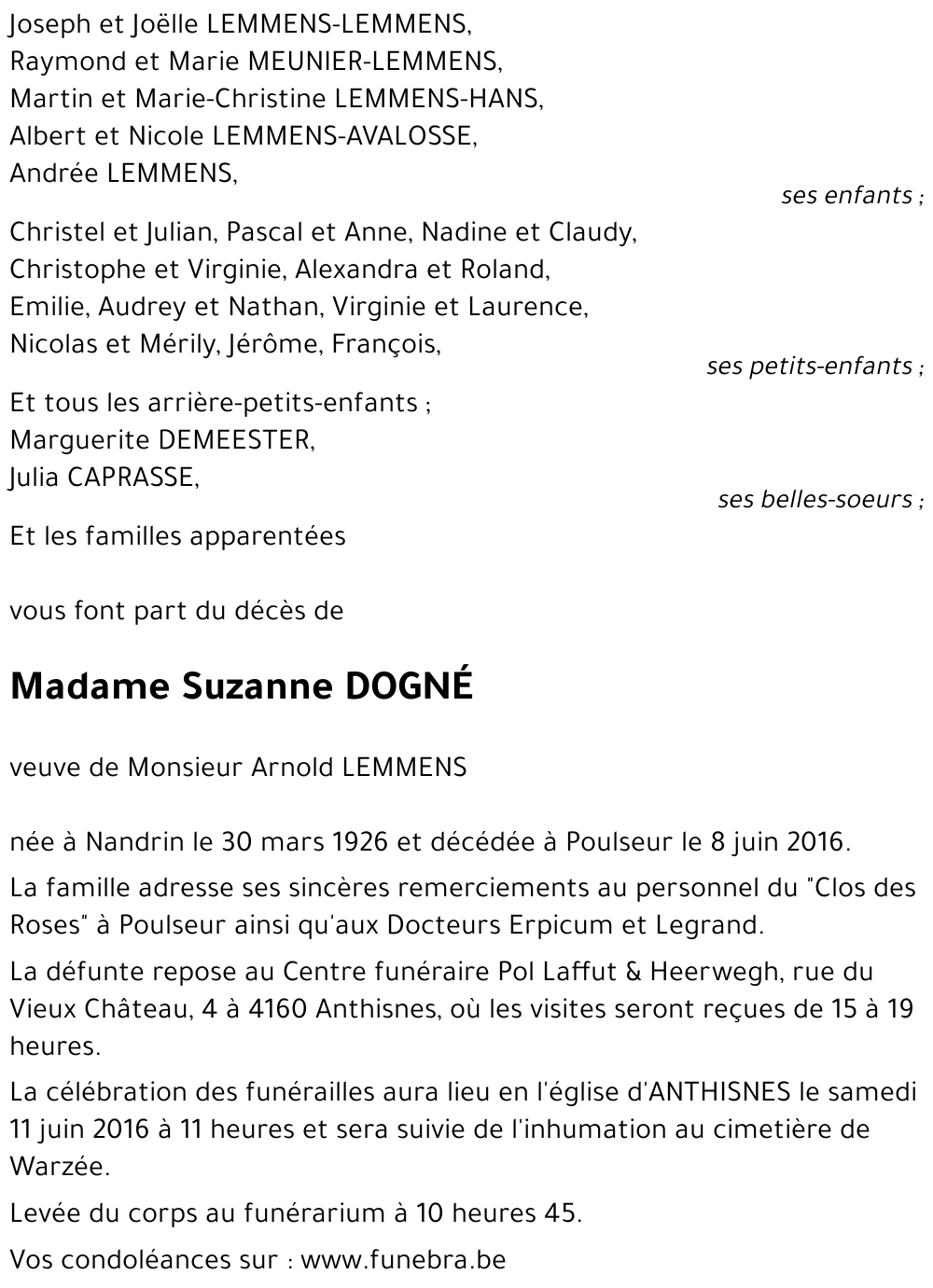 Suzanne Dogné