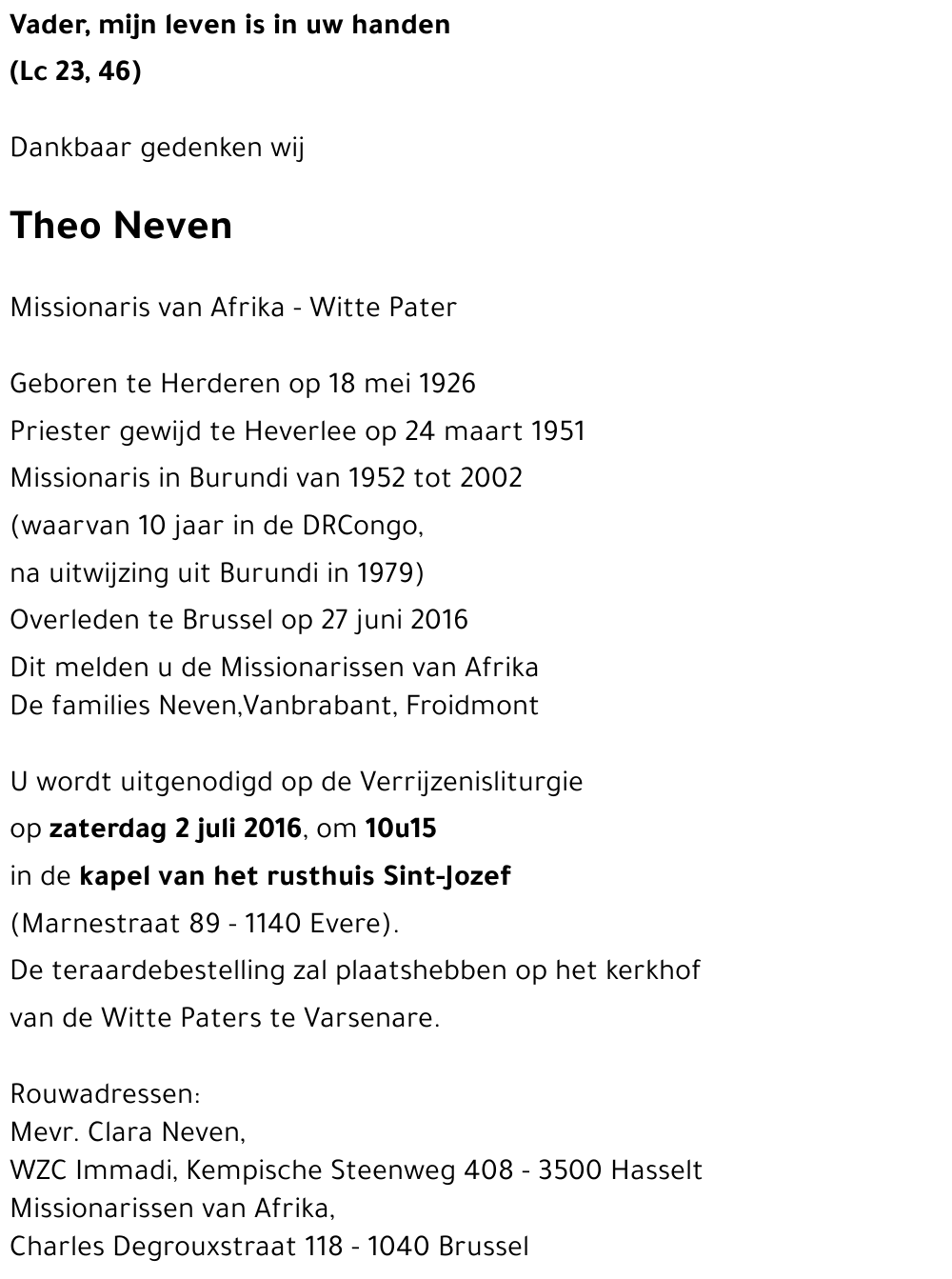 Theo Neven