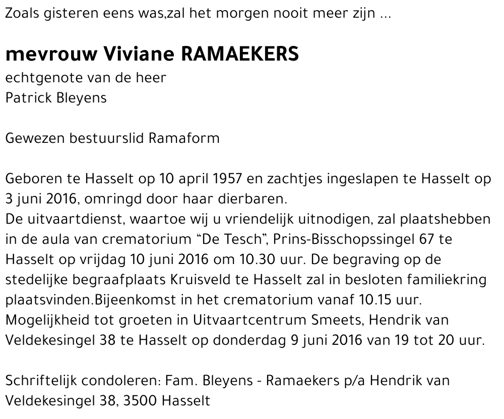 Viviane Ramaekers