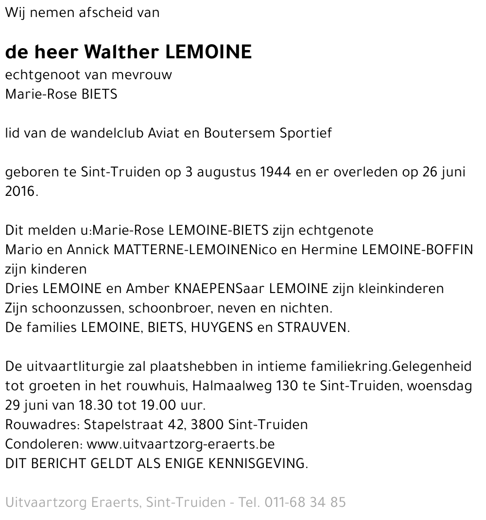 Walther Lemoine