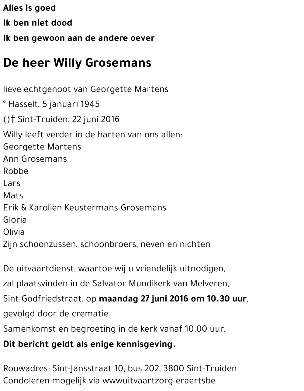 Willy Grosemans