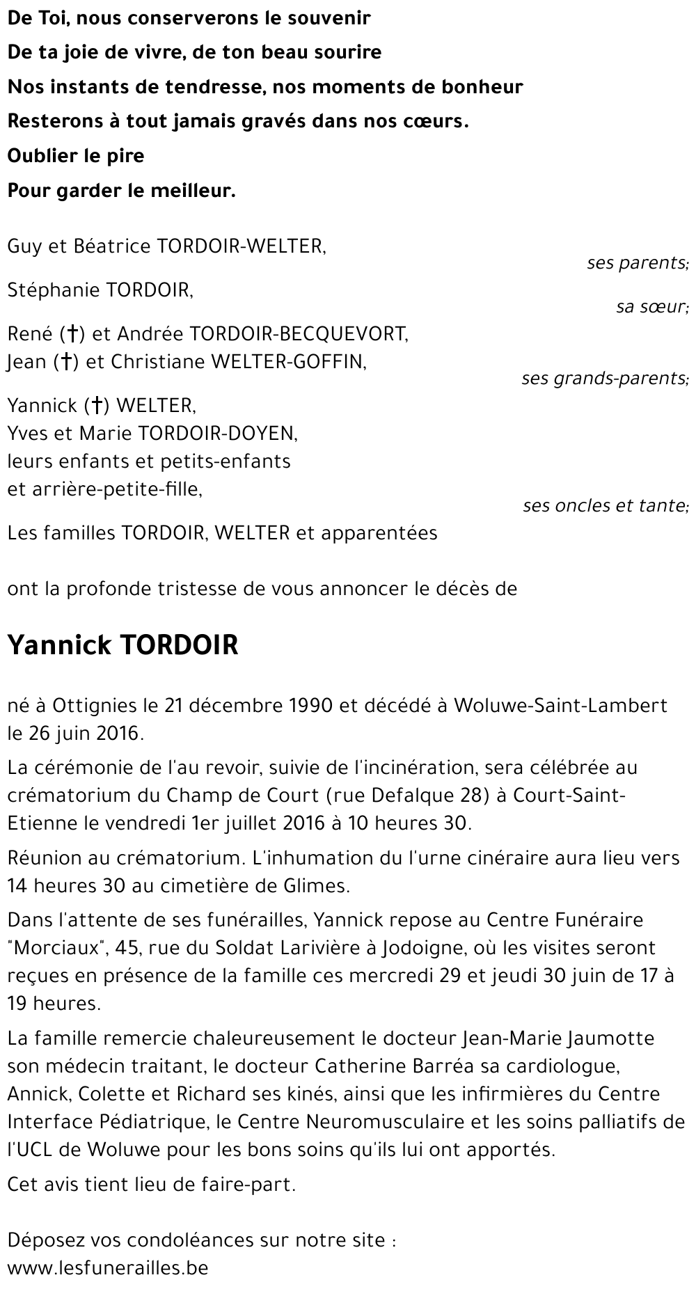 Yannick TORDOIR