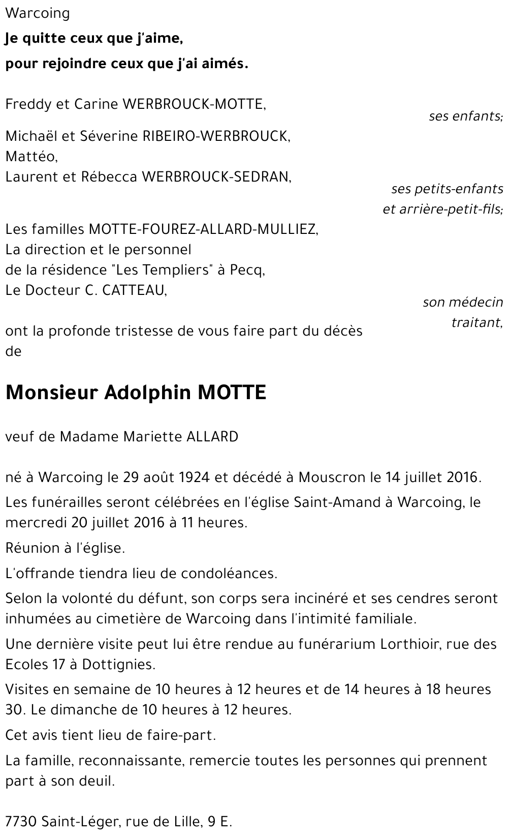 Adolphin MOTTE