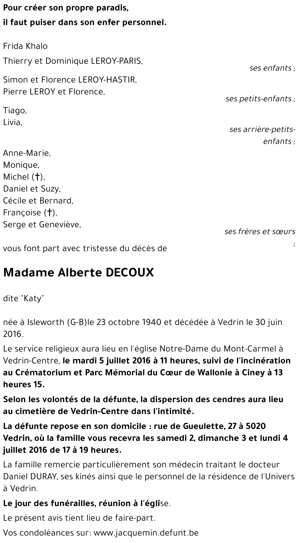 Alberte DECOUX