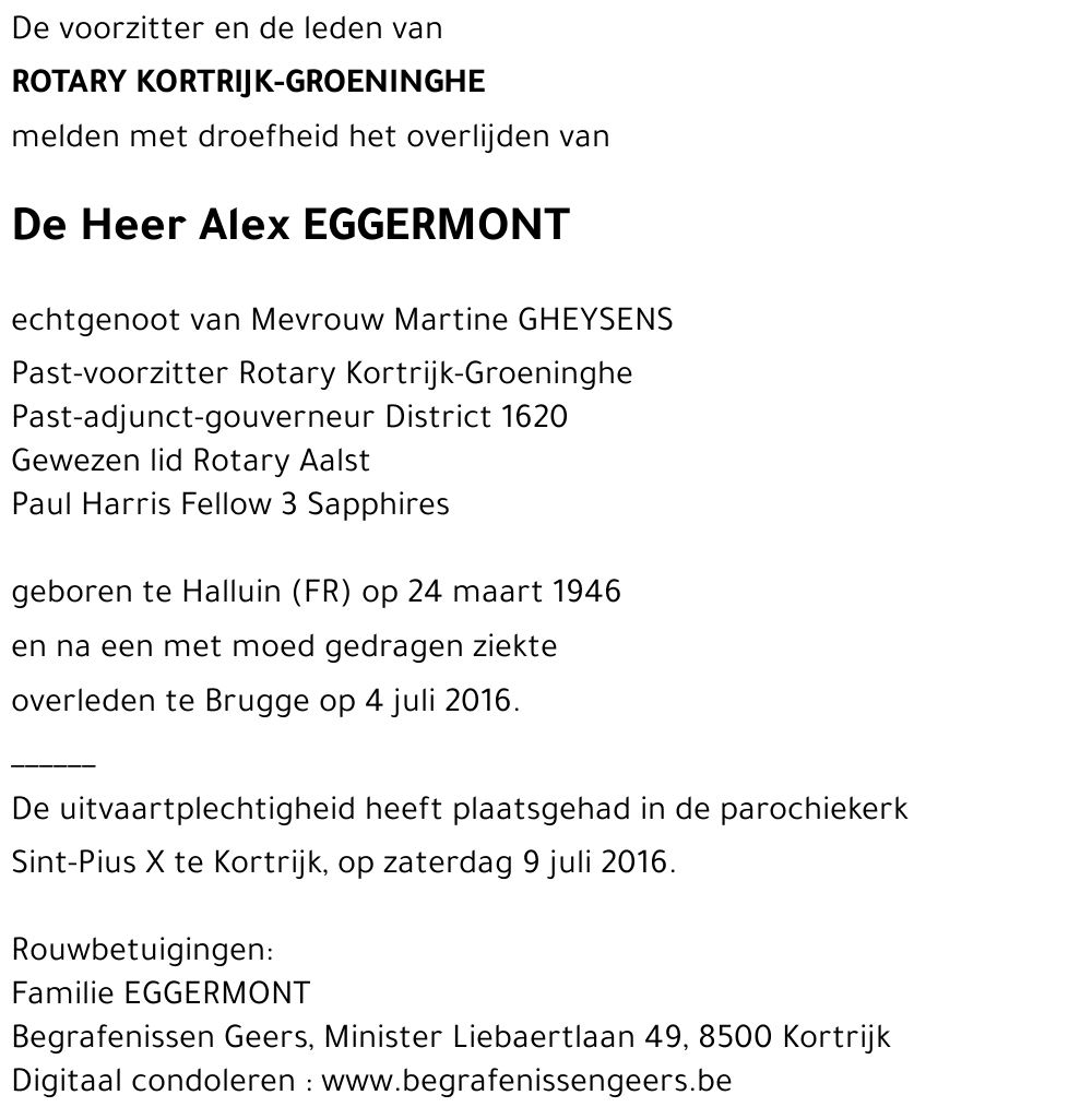 Alex Eggermont