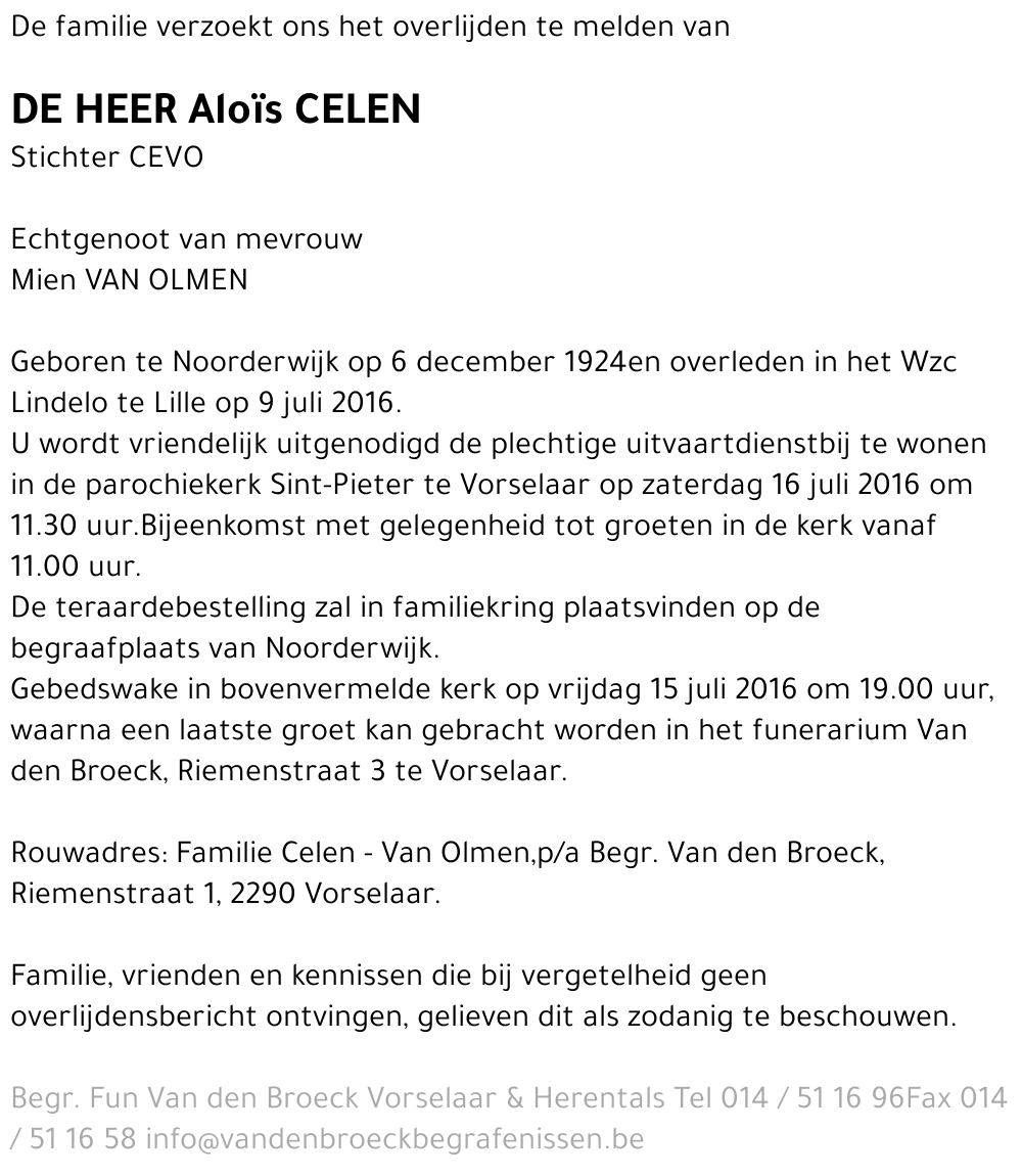 Aloïs Celen