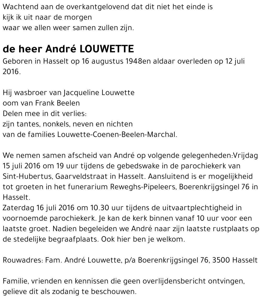 André Louwette