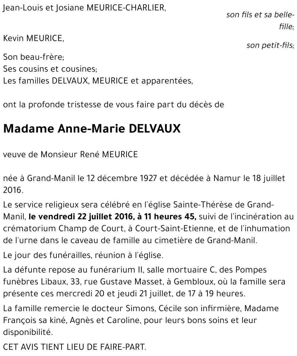 Anne-Marie DELVAUX