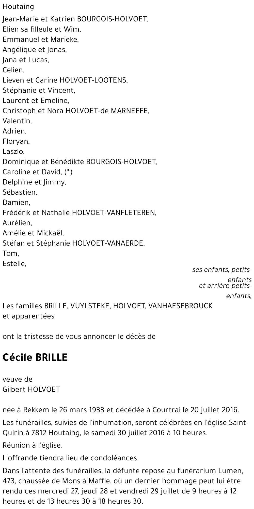 Cécile BRILLE