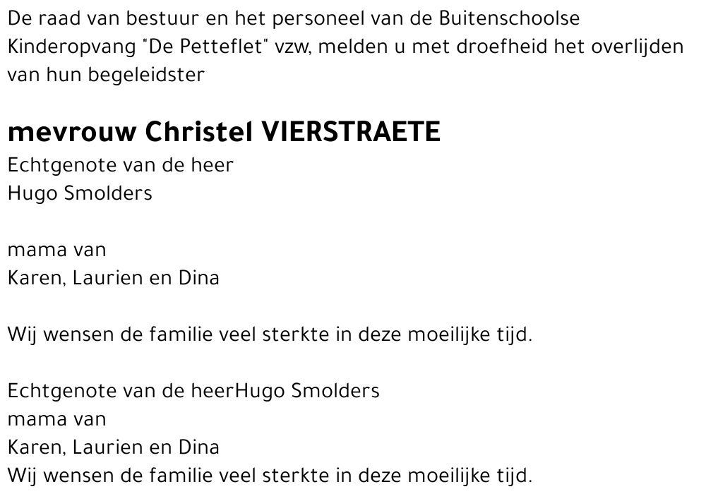 Christel Vierstraete