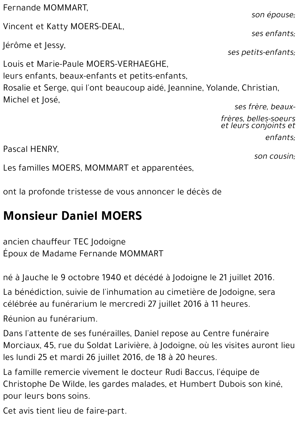 Daniel MOERS