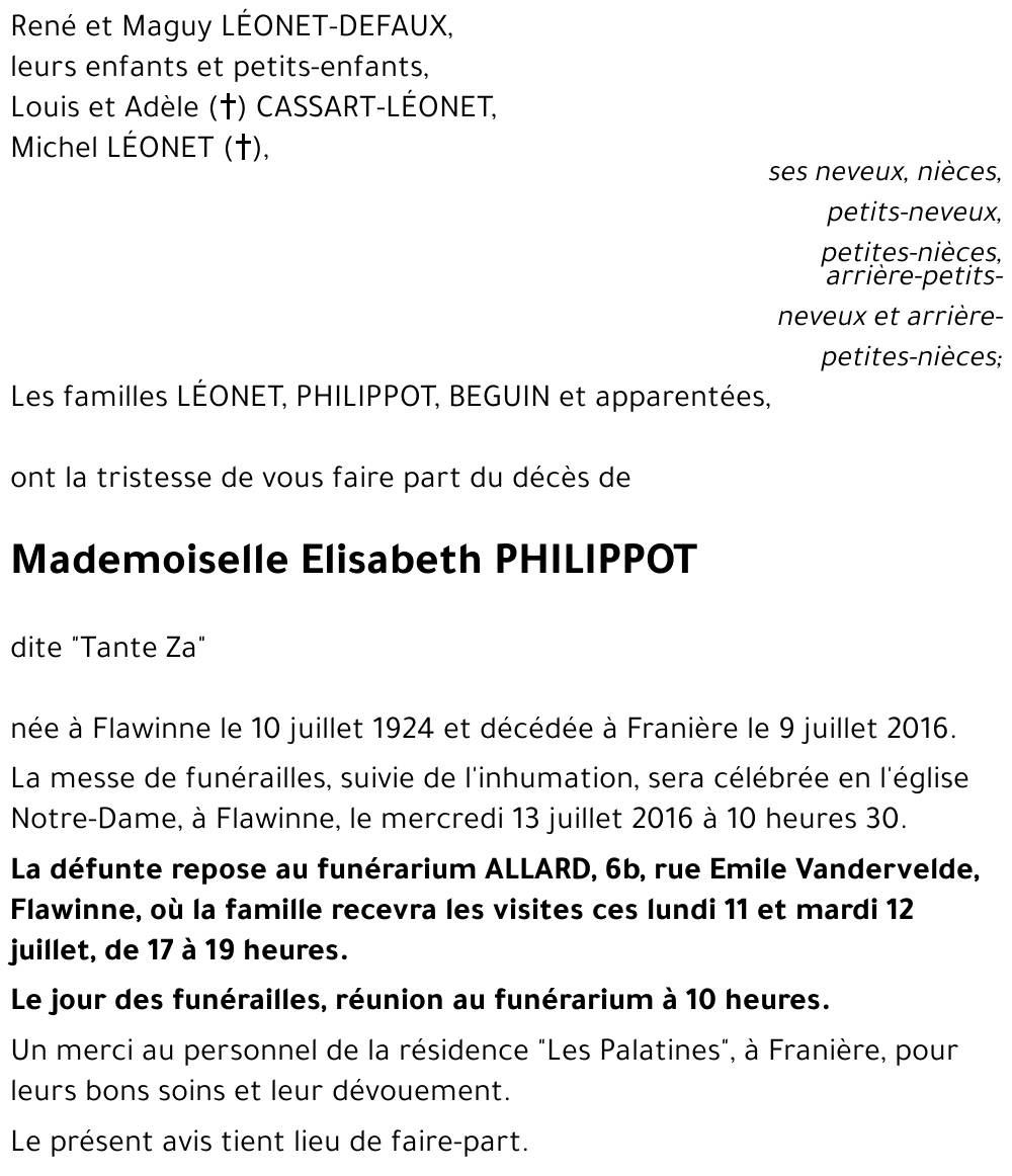 Elisabeth PHILIPPOT