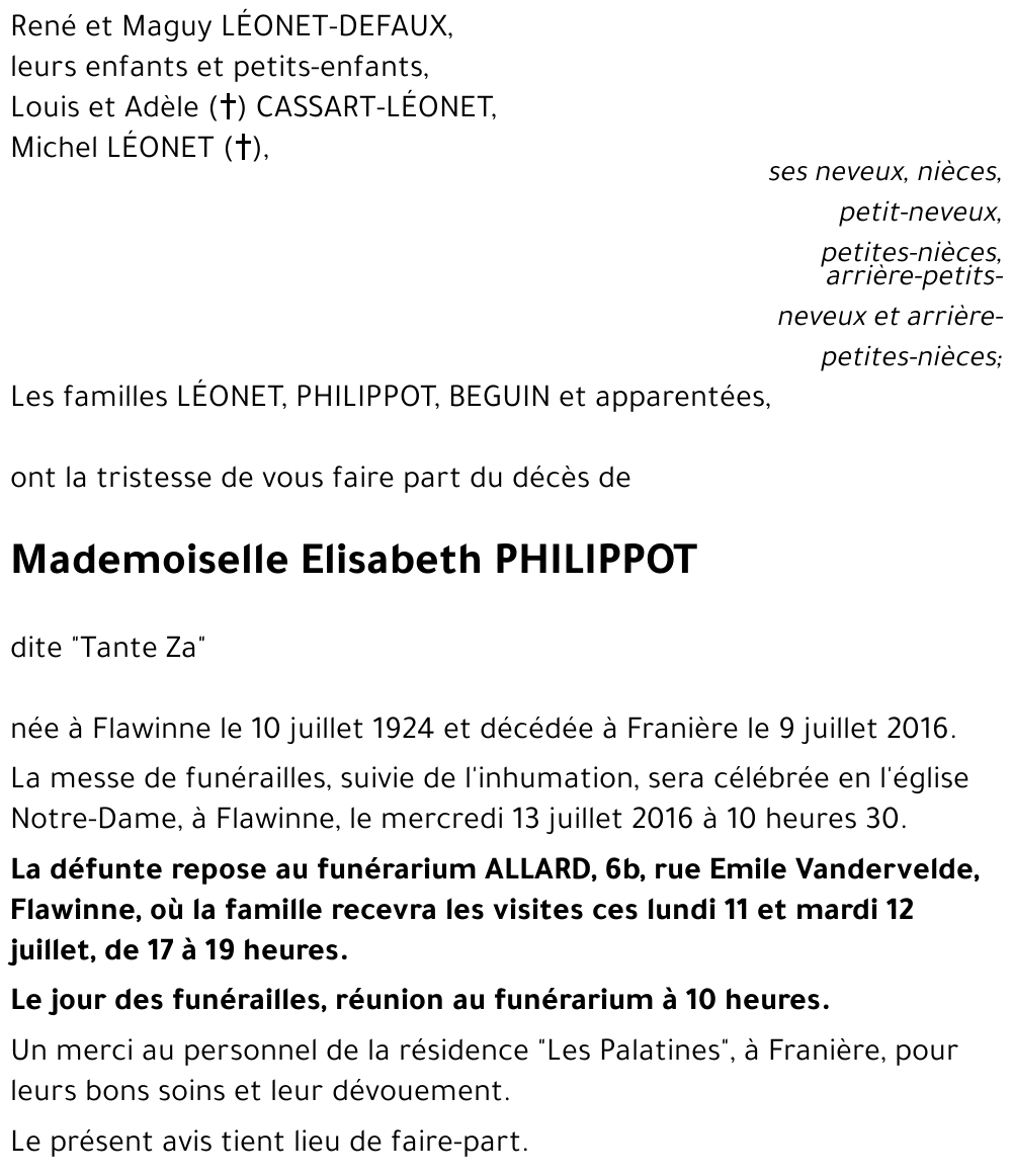 Elisabeth PHILIPPOT