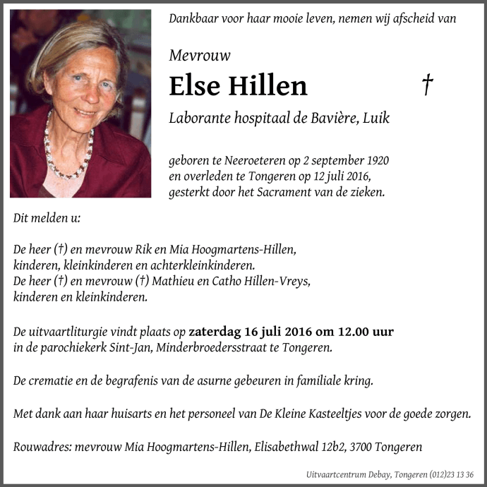 Else HILLEN