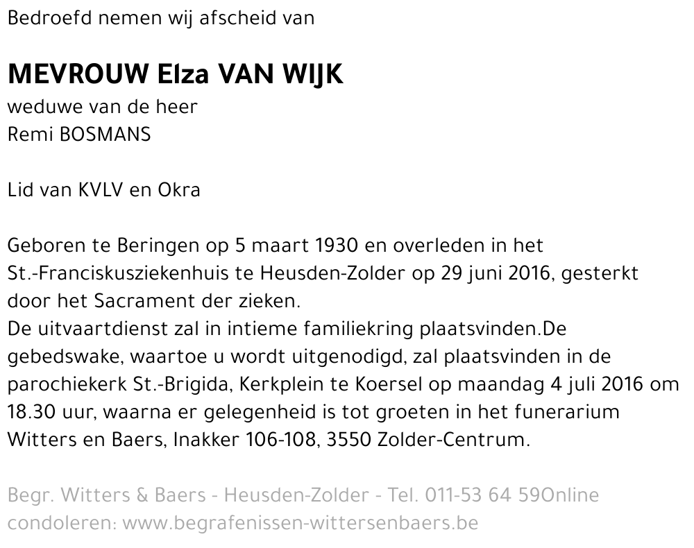 Elza van Wijk