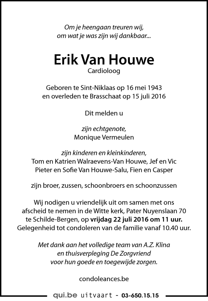 Erik Van Houwe