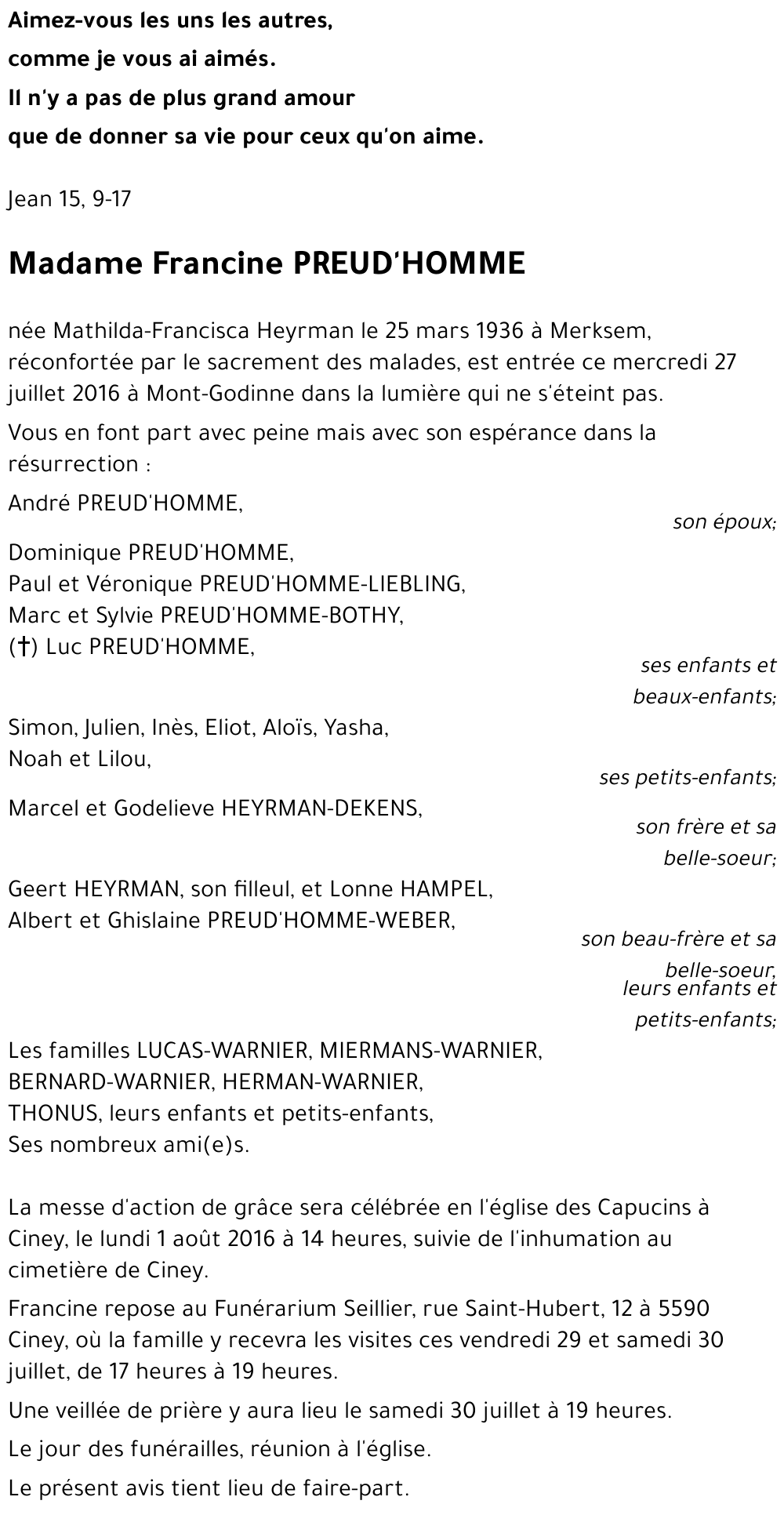 Francine PREUD'HOMME