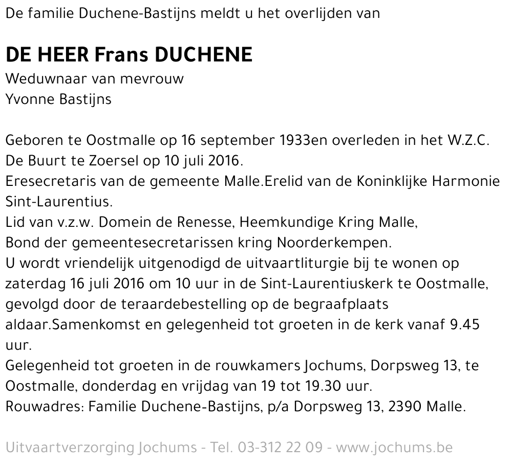 Frans Duchene