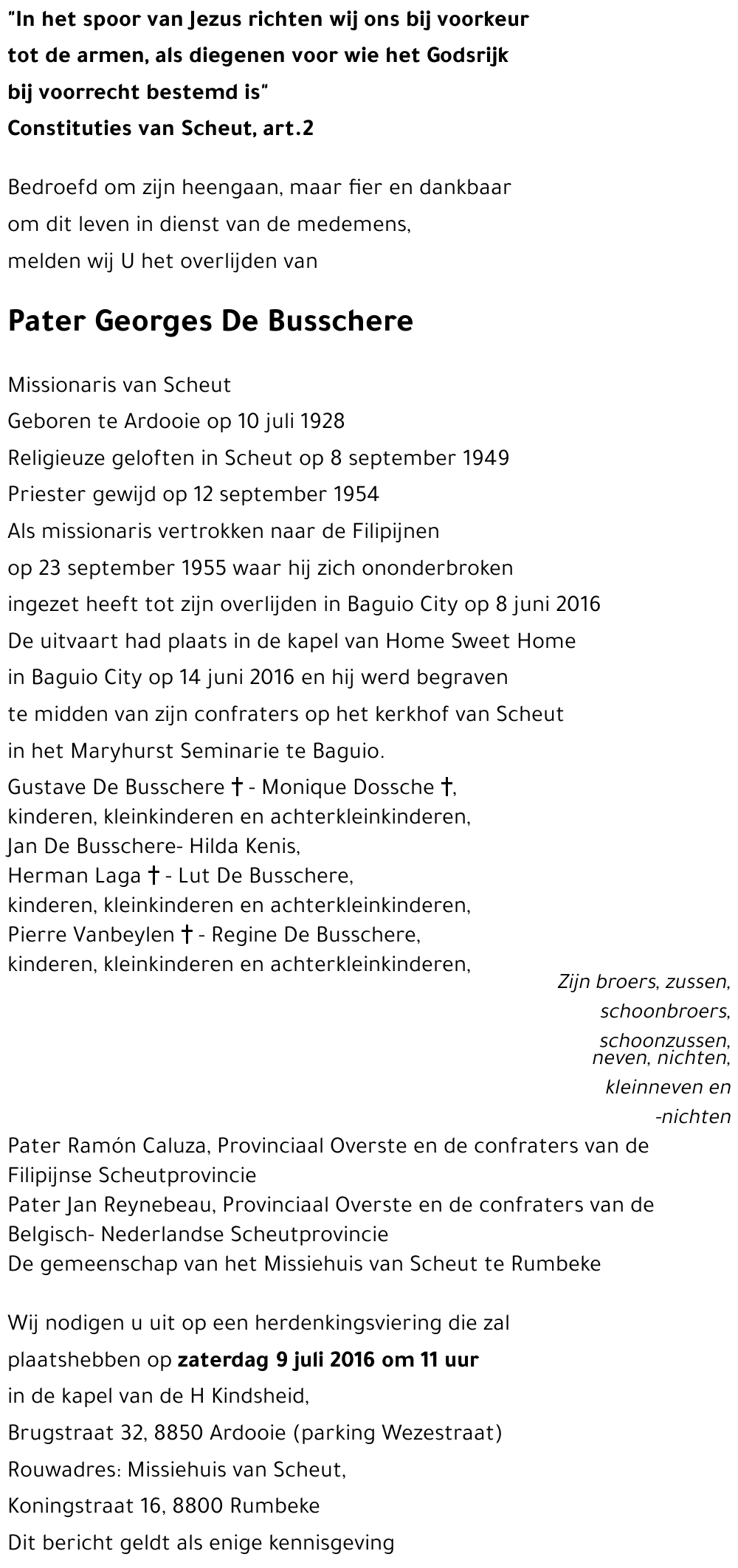 Georges De Busschere