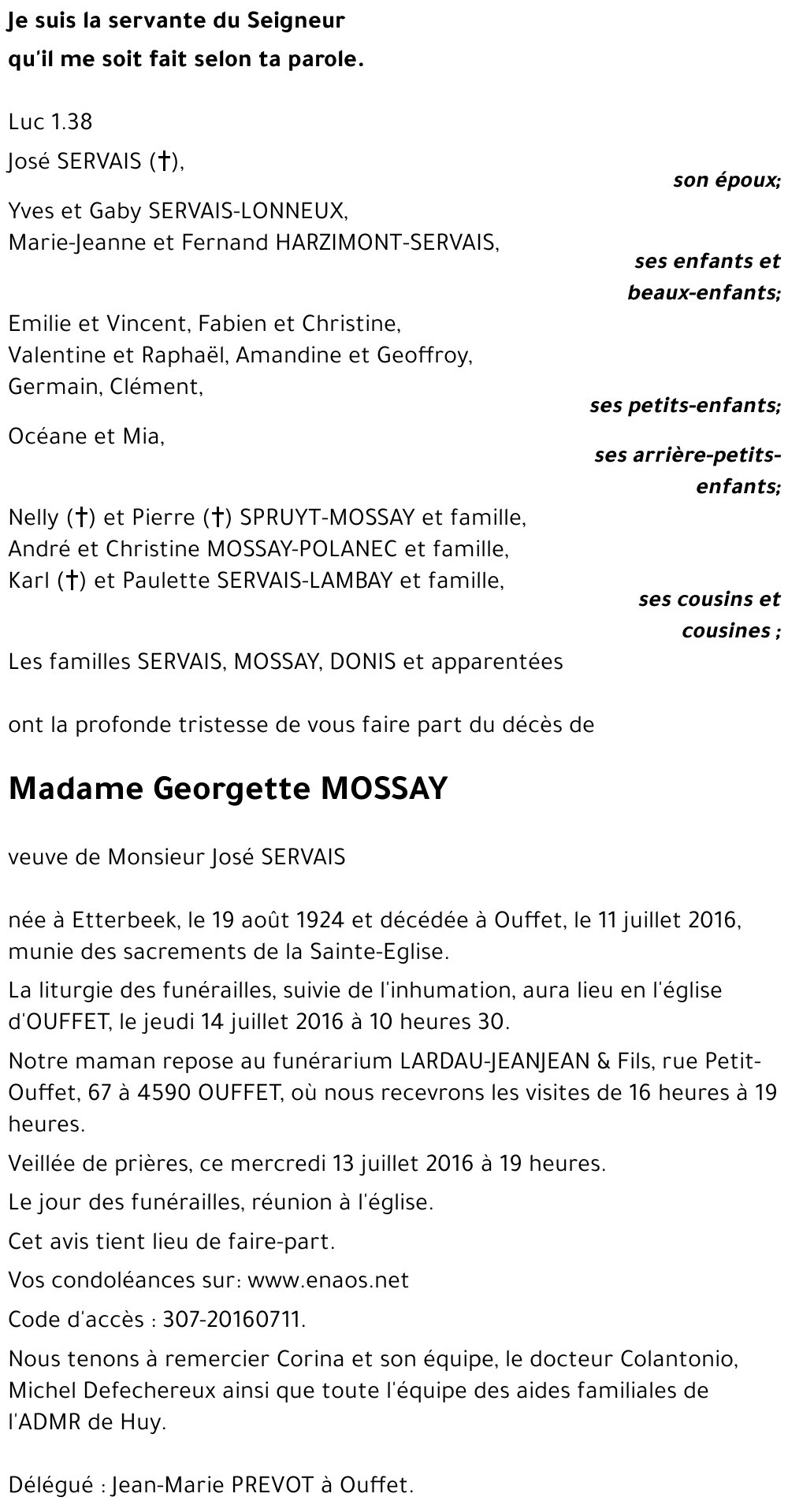 Georgette MOSSAY