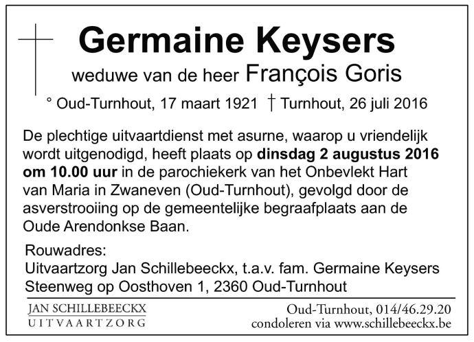 Germaine Keysers