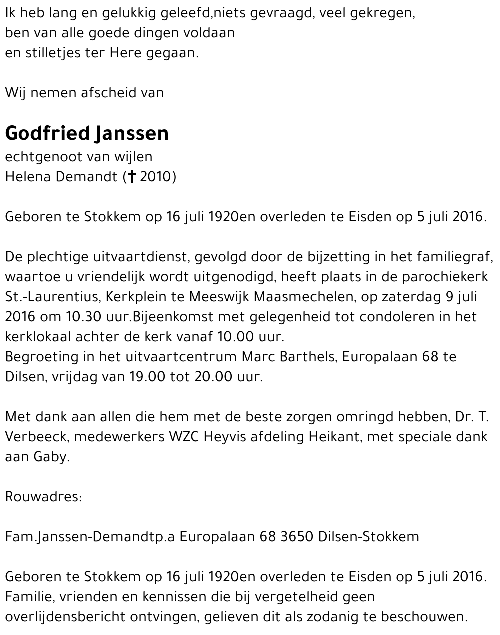 Godfried Janssen