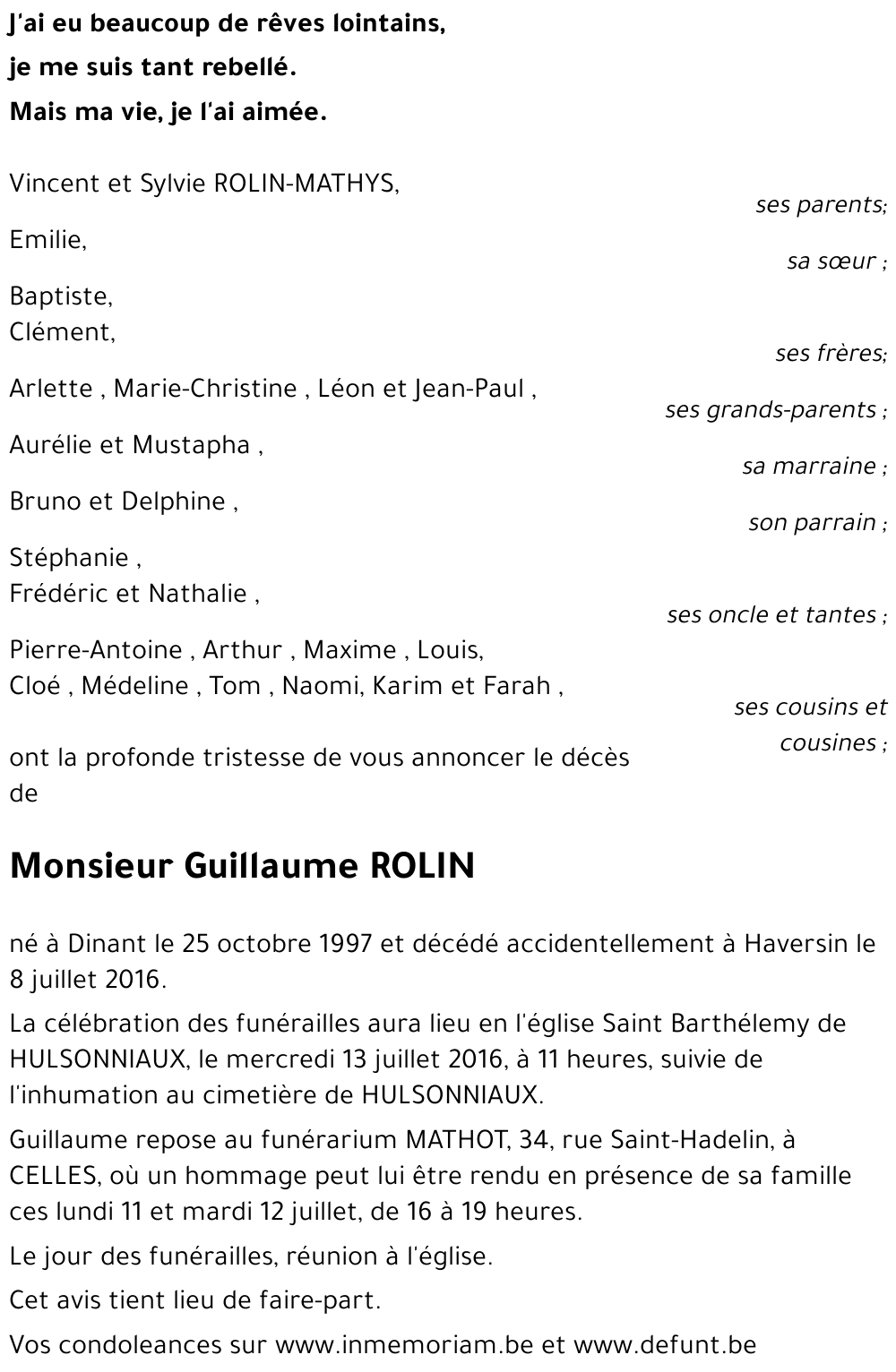 Guillaume ROLIN