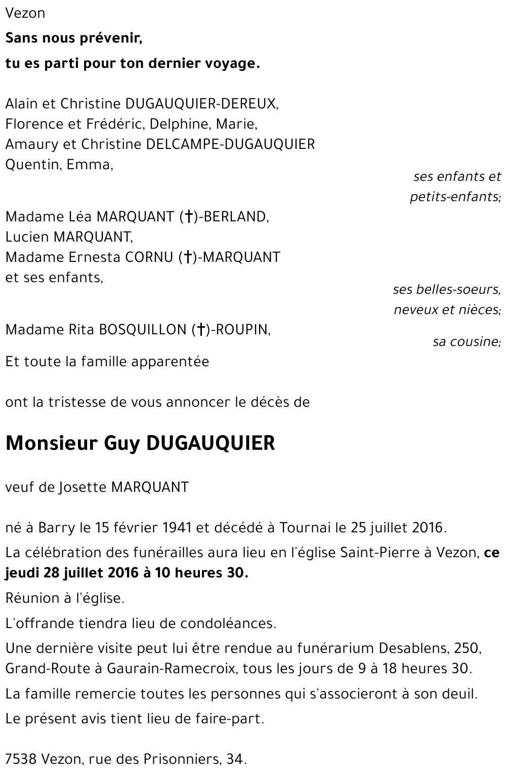 Guy DUGAUQUIER