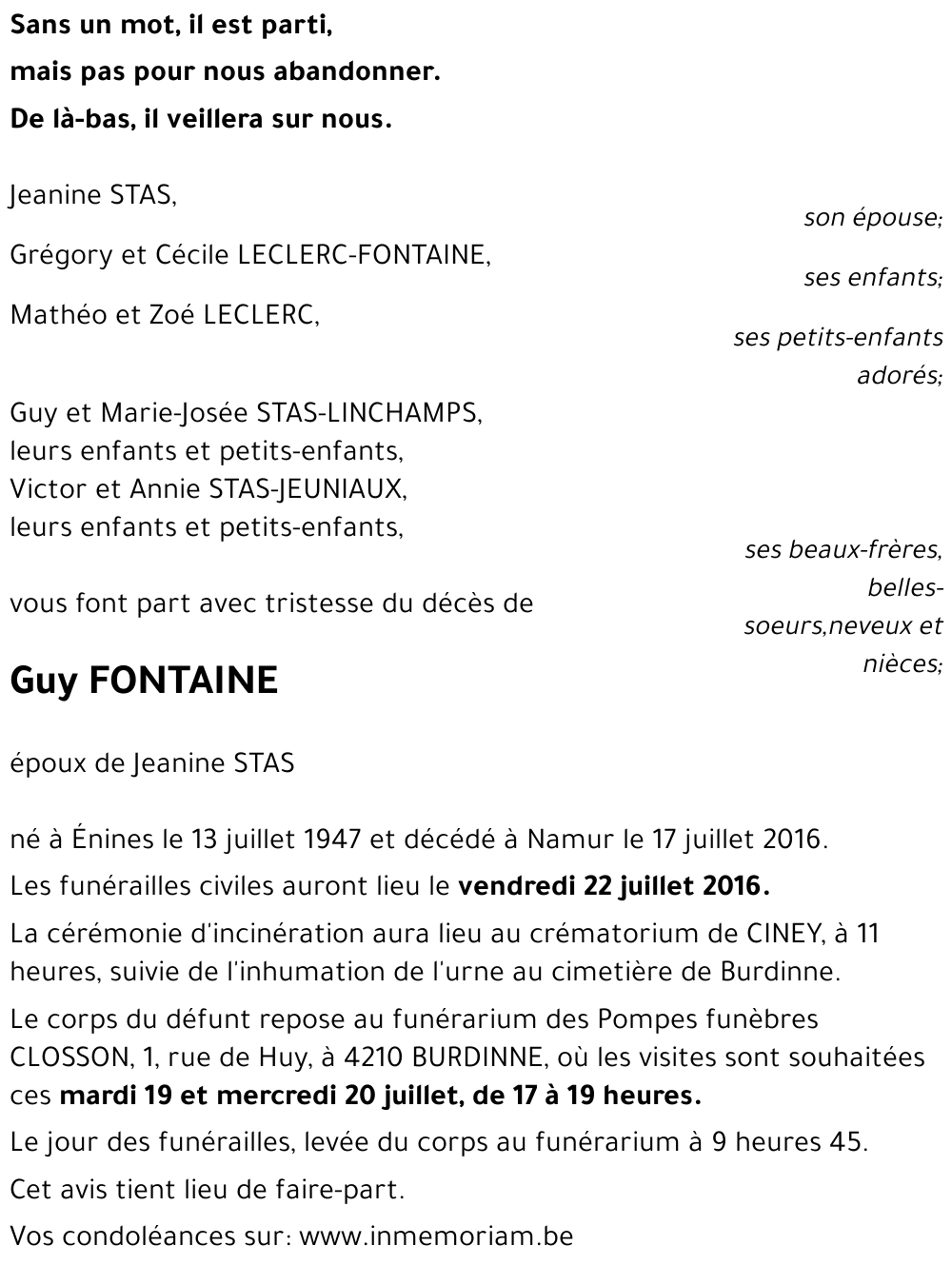 Guy FONTAINE