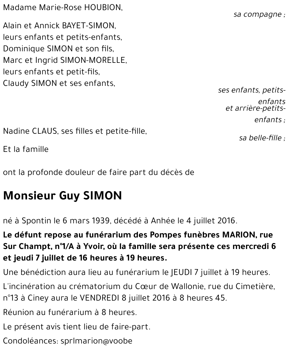 Guy SIMON