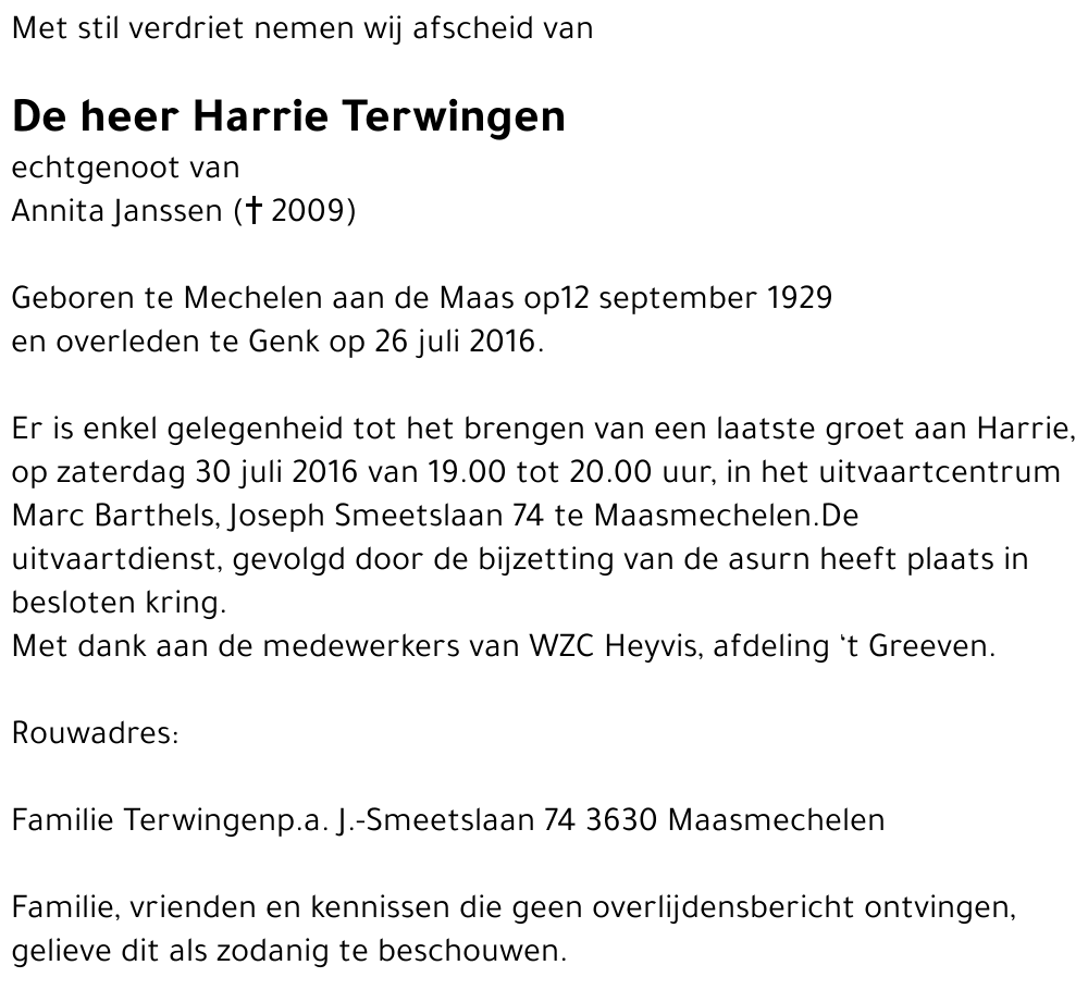 Harrie Terwingen