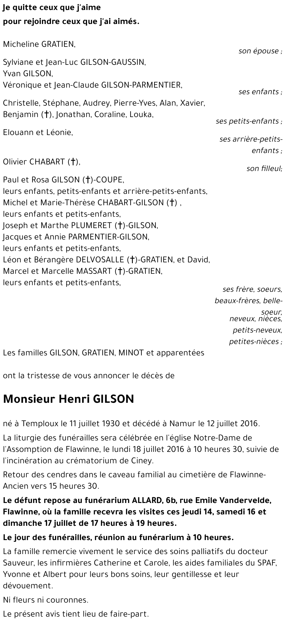 Henri GILSON