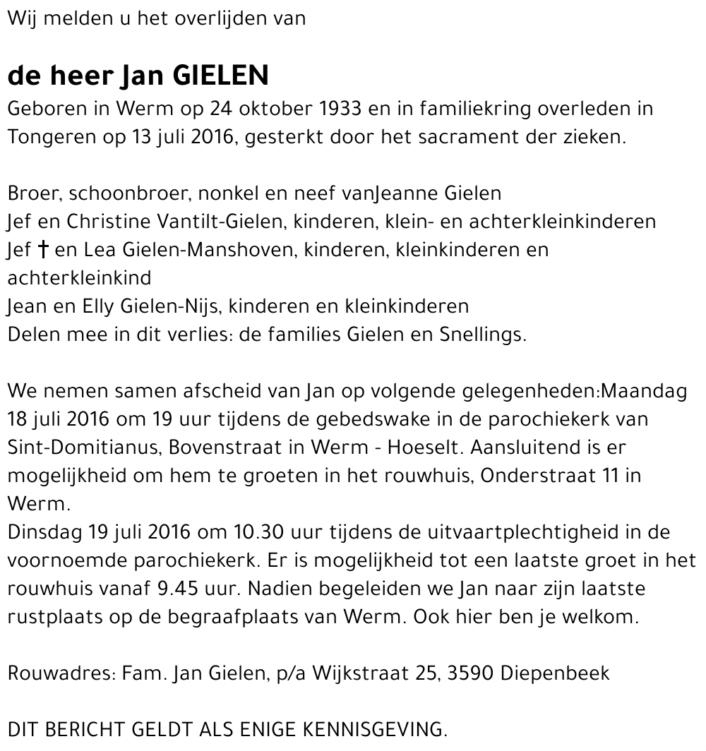 Jan Gielen