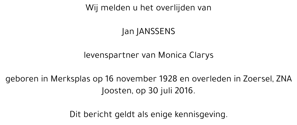 Jan Janssens