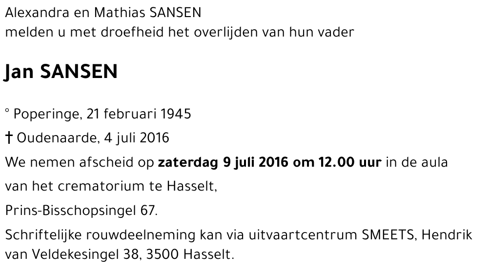 Jan Sansen