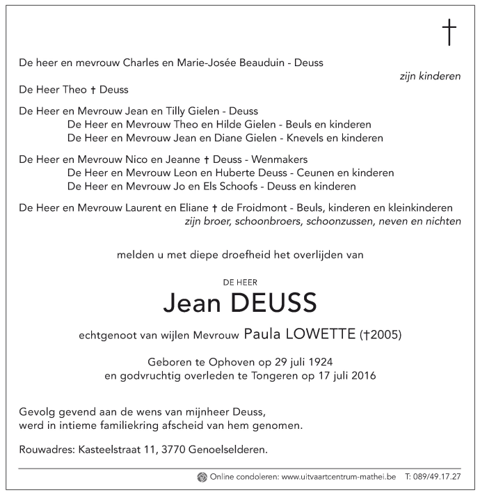 Jean DEUSS