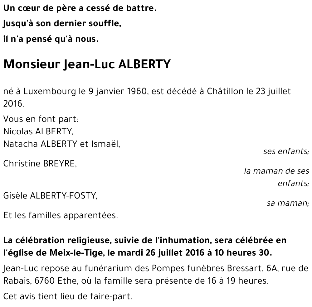 Jean-Luc ALBERTY 