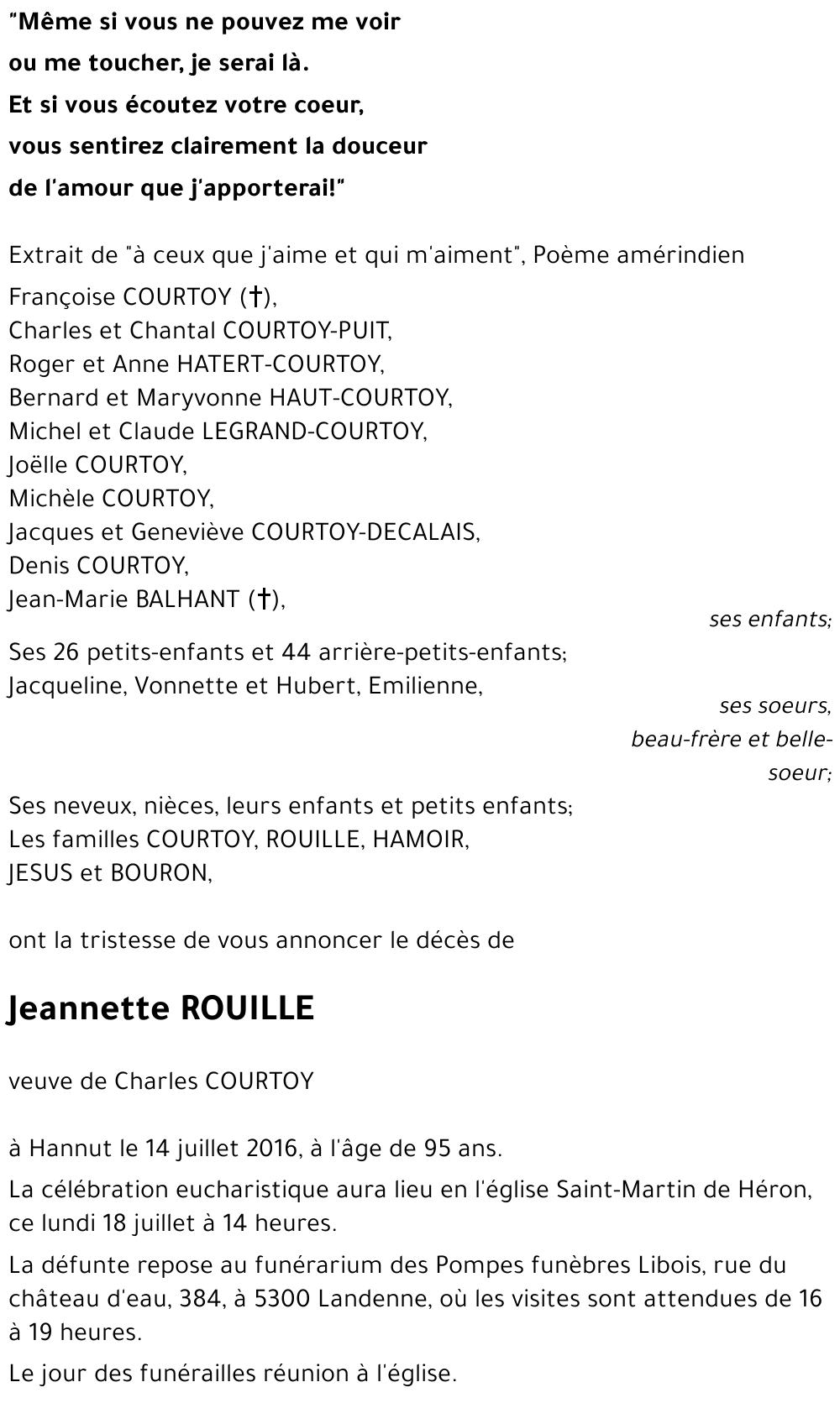 Jeannette ROUILLE
