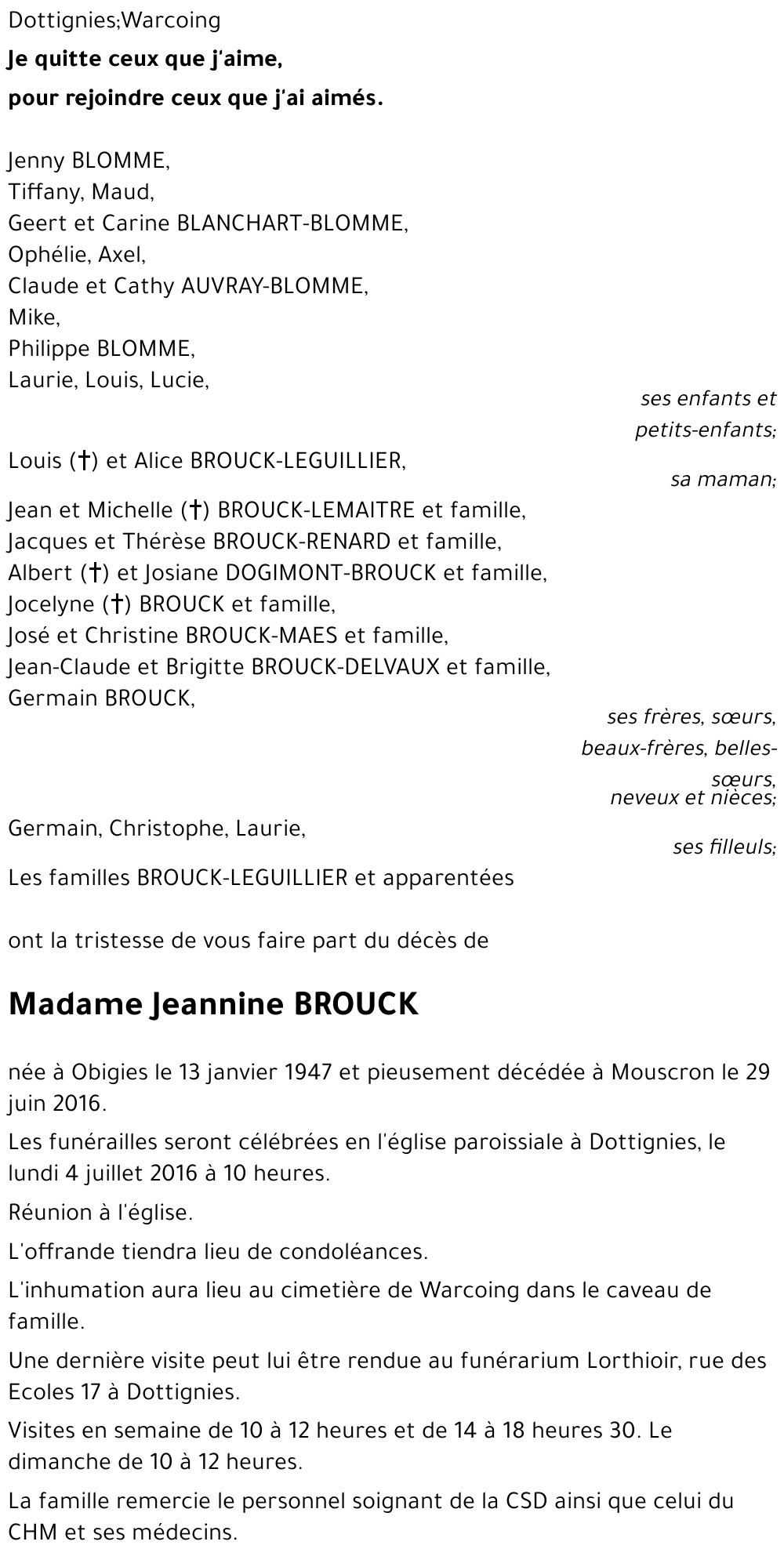 Jeannine BROUCK