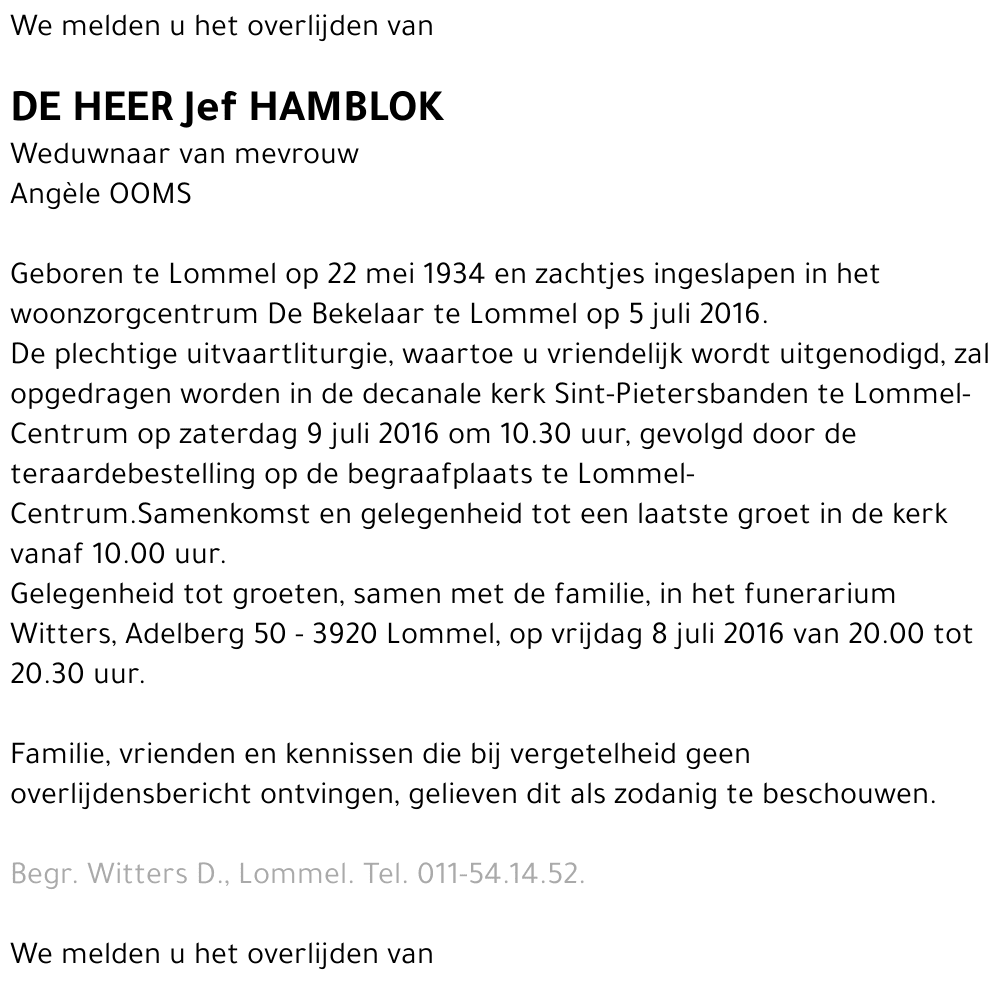 Jef Hamblok
